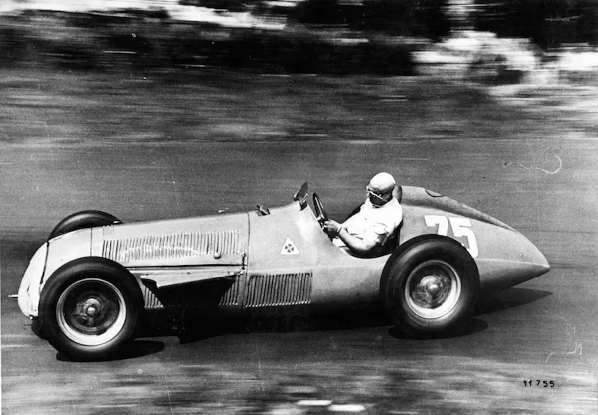 Con la Alfetta, Fangio obtuvo 4 victorias en 1951 (Museo Alfa Romeo)