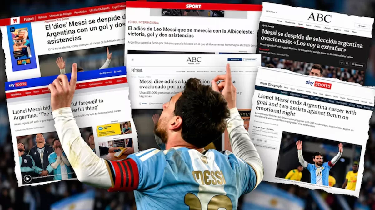 La repercusión de la despedida de Lionel Messi en los medios del mundo