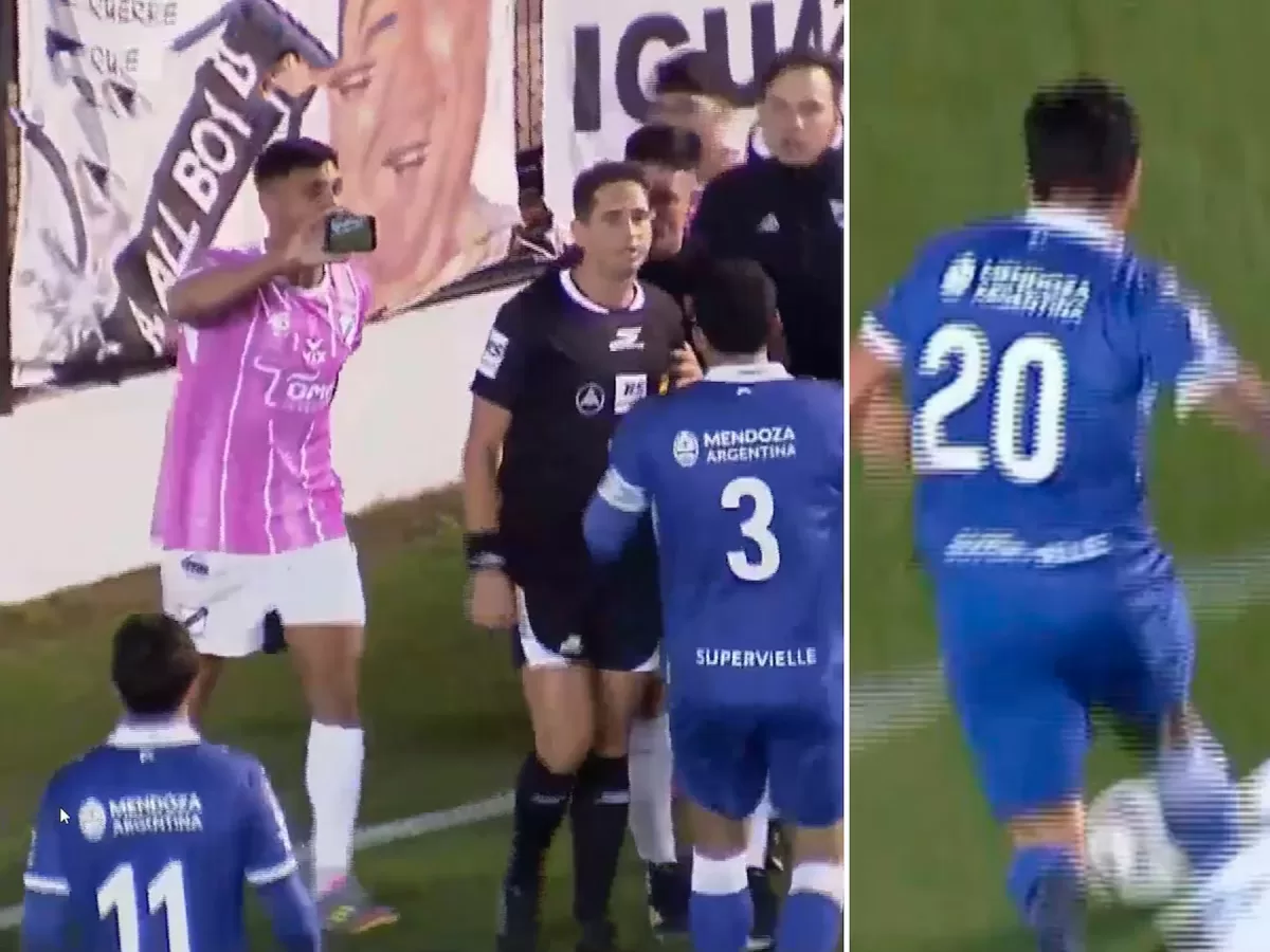 Escándalo en All Boys vs. Godoy Cruz: le mostraron un celular al árbitro, anuló un penal y empataron 0 a 0. - Infobae