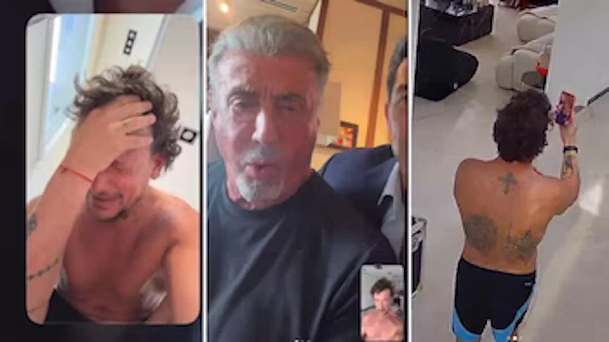 El llamado de El llamado de Sylvester Stallone que dejó sin palabras a Nico Vázquez: “Del otro lado estaba mi héroe” - TELESHOW