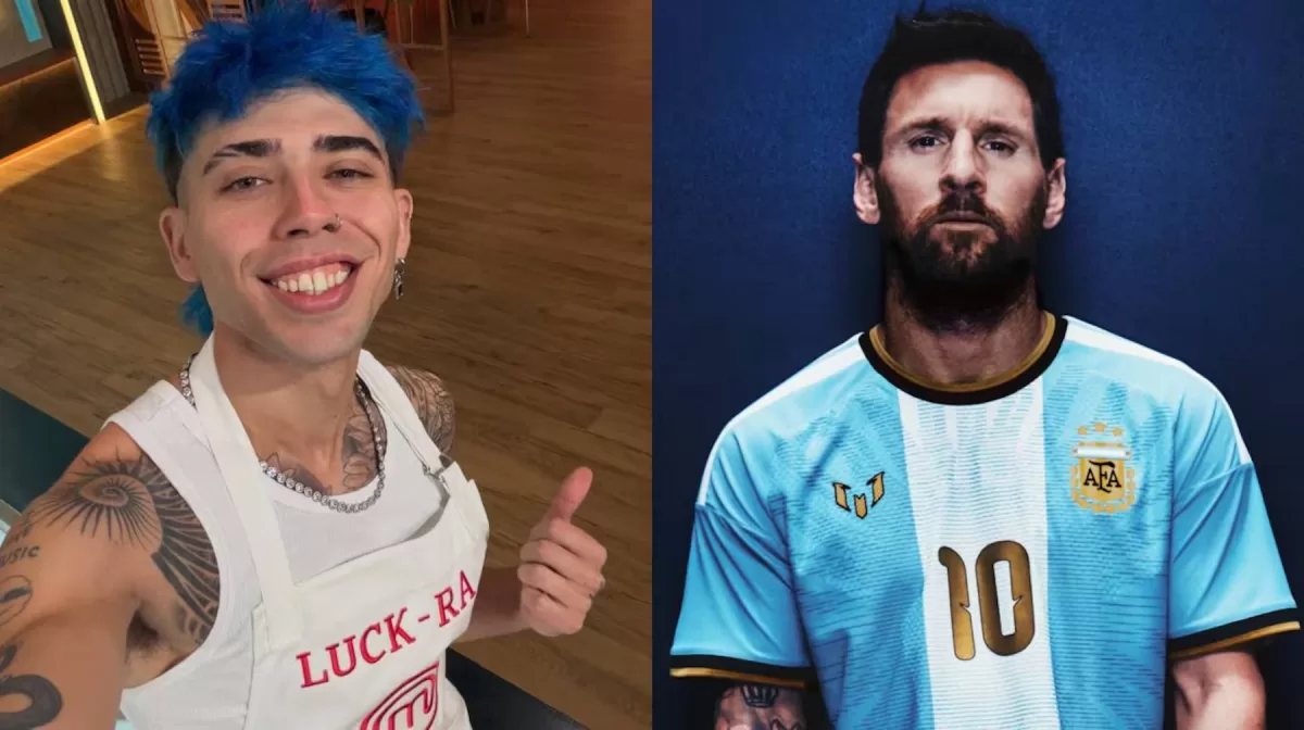 Salió a  la luz el nuevo trabajo de Luck Ra que lo une a Lionel Messi
