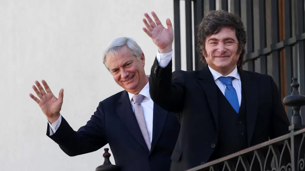 Un ministro de Kast criticó duramente a Javier Milei por la obra pública. (Foto: REUTERS/Pablo Sanhueza).