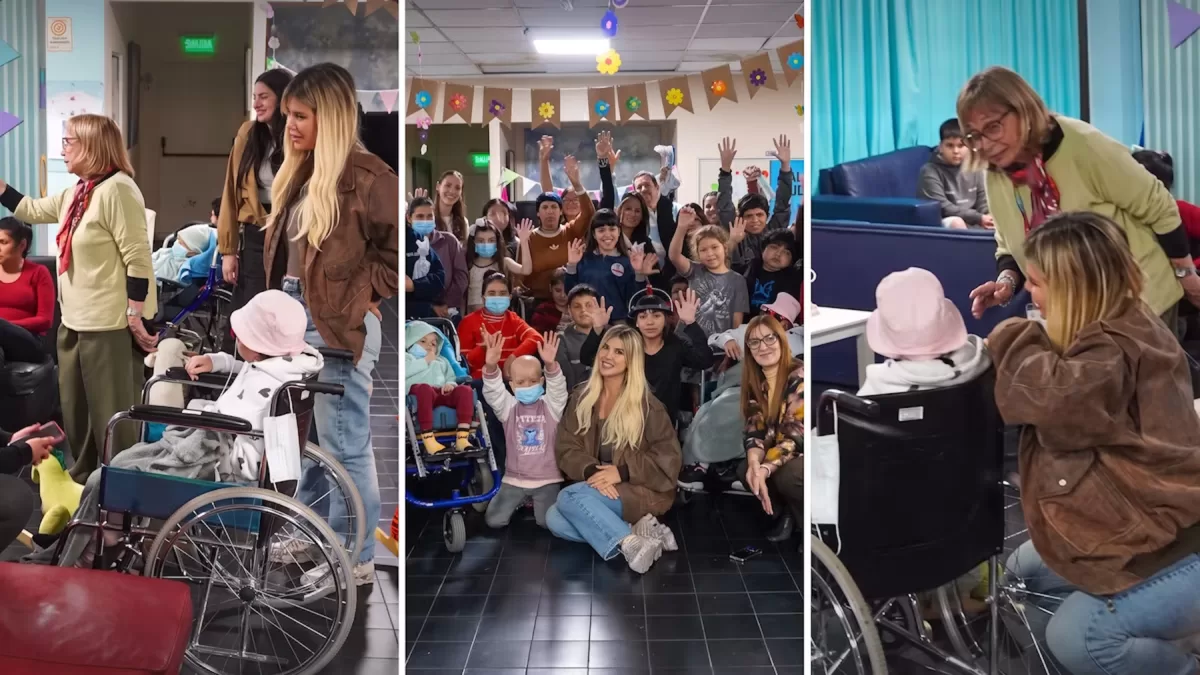 Wanda Nara fue de visita a la Casa Garrahan: la sorpresa que llevó para las madres de los niños - TELESHOW